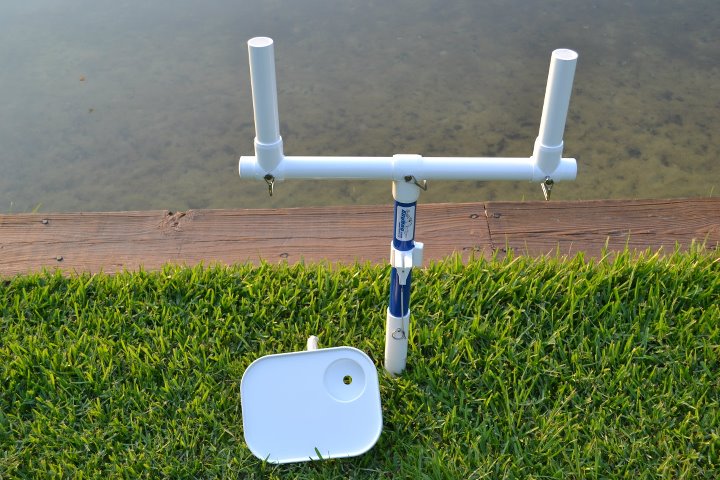 Fishing Rod Holder with Table