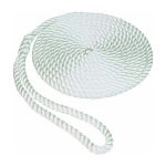 Dock Line, 3/8" x 15', White - Unicord