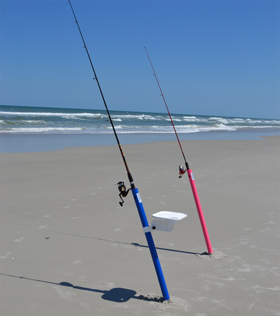 Fish-n-Spike Shore Fishing Rod Holder - AugHog Products LLC