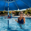 Relaxation Station Luxury Swimming Pool w/ Optional Table Stools
