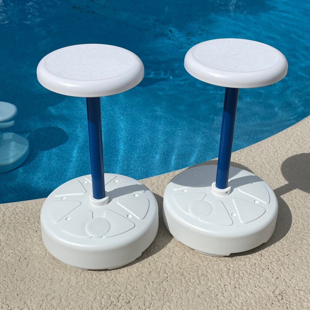 Relaxation Station Swimming Pool Stools Only - AugHog Products Beach 