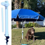 The DogBrella - Dog Umbrella Anchor - Tangle Free Pet Leash Tie Off System