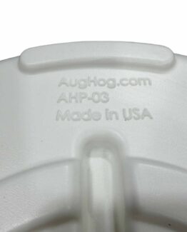 Phot of white plastic base with AHP-03 AugHog.com text