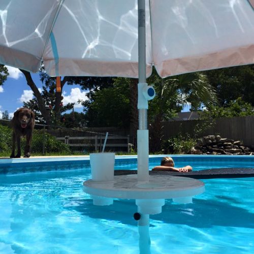 AugHog Relaxation Station Swimming Pool Table Umbrella