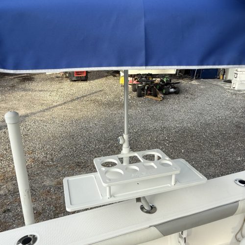 grill n chill umbrella holder bar station with grill mount for boating and sandbars