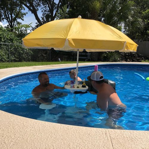 Relaxation Staitin 2 stool white in wesley pool